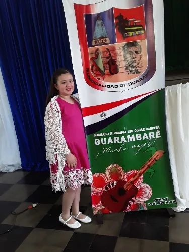 Foto de Ada Mayte la tierna voz de Acahay