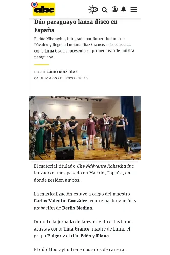 Foto de Dúo Mborayhú